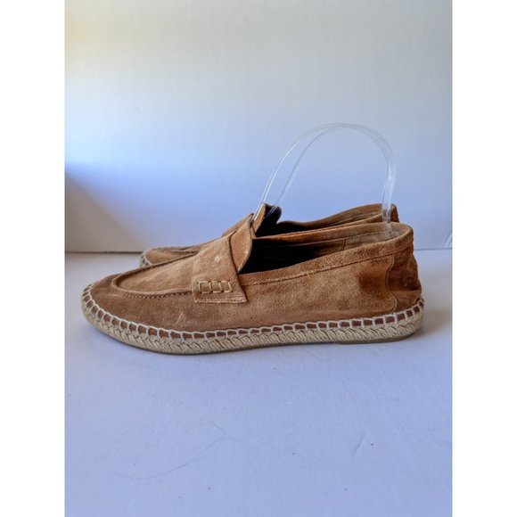Vince Brown Loafers Daria Suede Espadrilles Classic Comfy Casual 8 - Picture 6 of 11